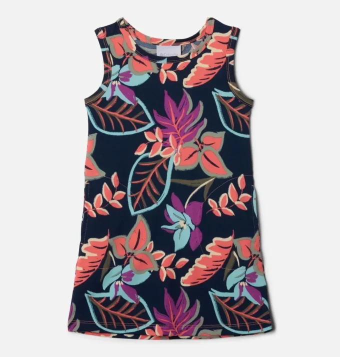 Vestido estampado Chill River™ para niñas pequeñas Vestido estampado Chill River™ para niñas pequeñas