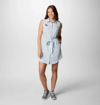 Vestido tejido PFG Sun Drifter™ II para mujer – Houston Texans