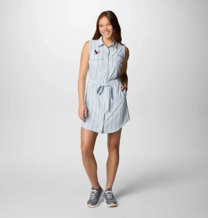 Vestido tejido PFG Sun Drifter™ II para mujer – Houston Texans