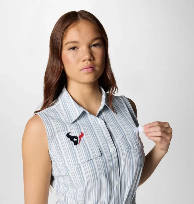 Vestido tejido PFG Sun Drifter™ II para mujer – Houston Texans