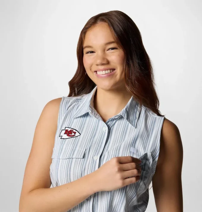 Vestido tejido PFG Sun Drifter™ II para mujer – Kansas City Chiefs