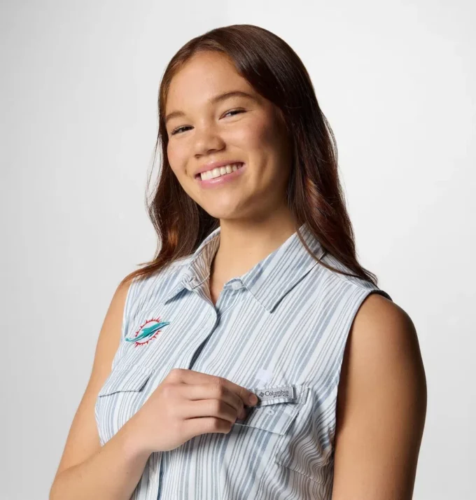 Vestido tejido PFG Sun Drifter™ II para mujer – Miami Dolphins Vestido tejido PFG Sun Drifter™ II para mujer – Miami Dolphins